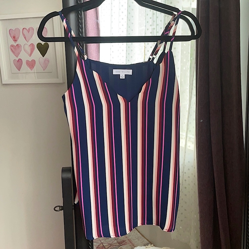 EUC/LIKE NEW Socialite Striped Camisole